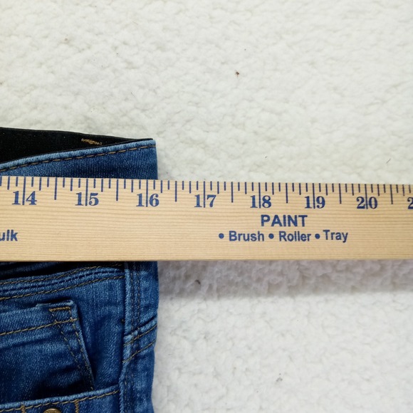 Democray "Ab"solution Jeans Women Size 10 Dark Wash Skinny Leg Stretch - Picture 5 of 11